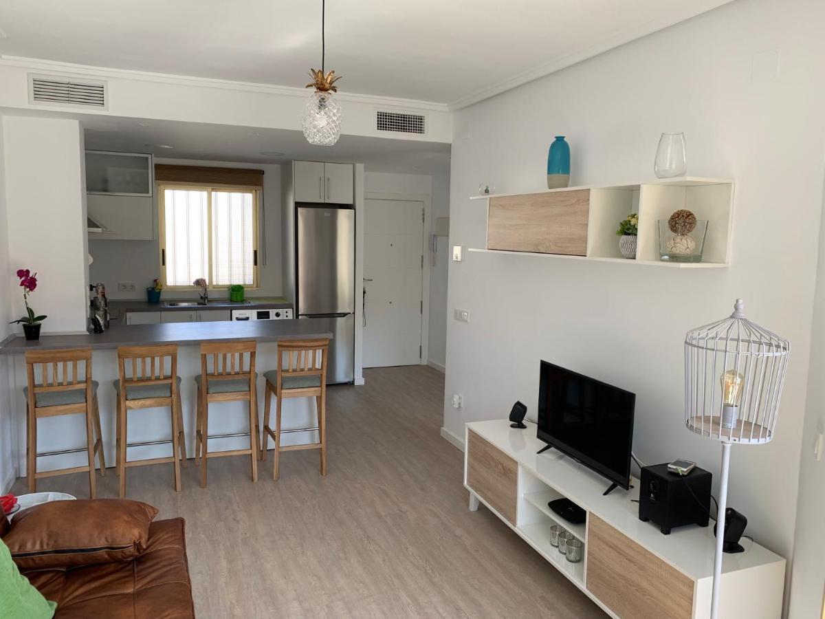 Apartamento Frente Al Mar, Recien Renovado, 1 Hab 1 Bano Ел Кампело Екстериор снимка